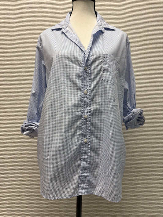 Frank & Eileen White Linen Button-Down Shirt