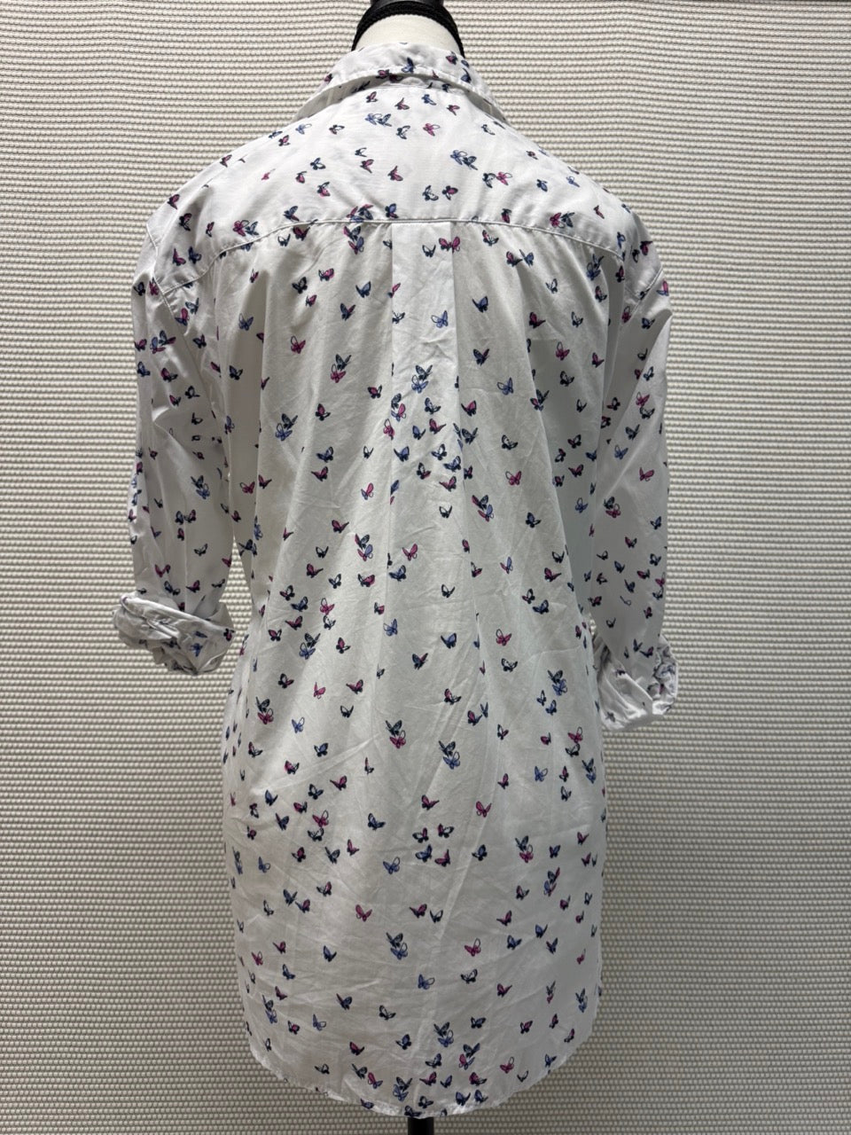 Frank & Eileen Butterflies Print Button-Down Shirt