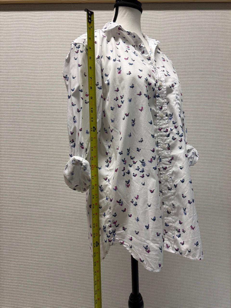 Frank & Eileen Butterflies Print Button-Down Shirt