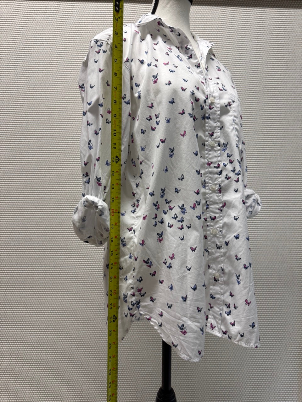 Frank & Eileen Butterflies Print Button-Down Shirt