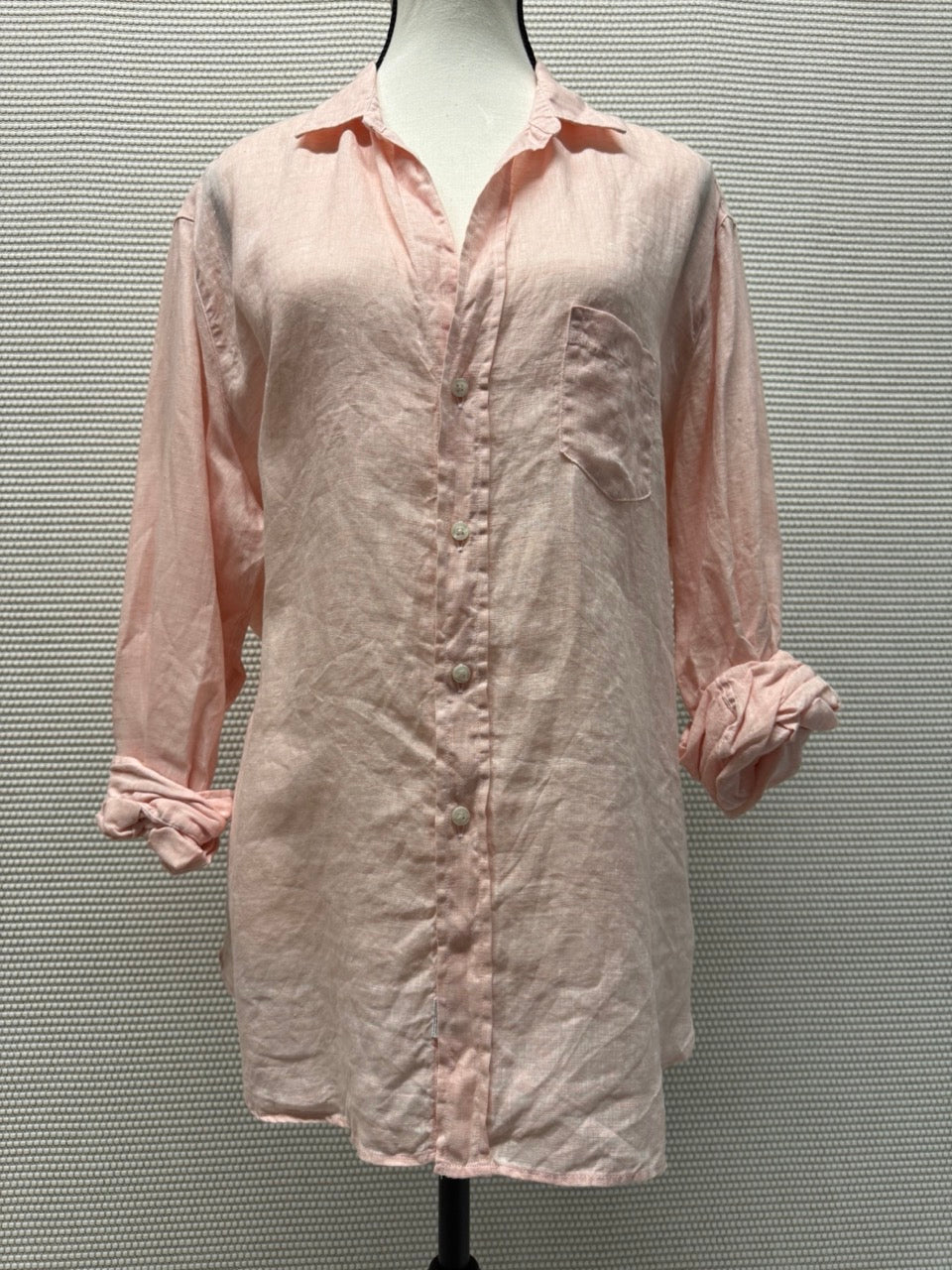Frank & Eileen Blush Pink Woven Button-Up Shirt