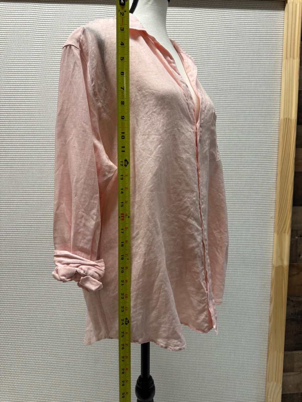 Frank & Eileen Blush Pink Woven Button-Up Shirt