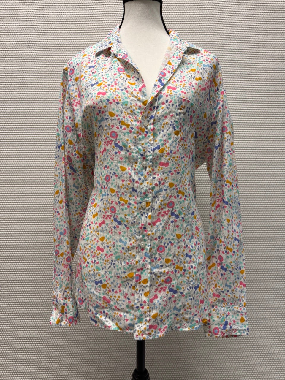 Frank & Eileen Floral Print Button-Up Shirt