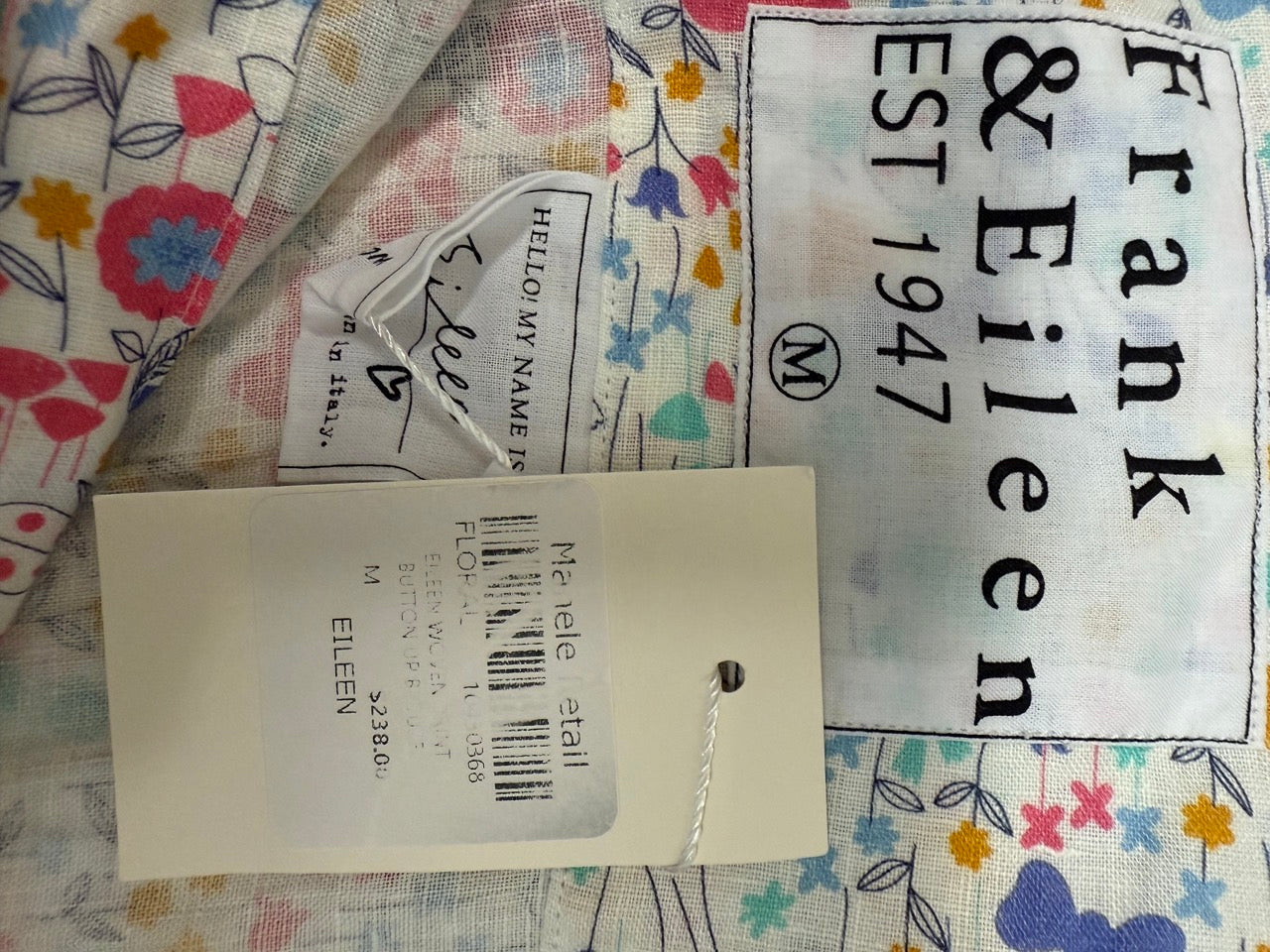 Frank & Eileen Floral Print Button-Up Shirt