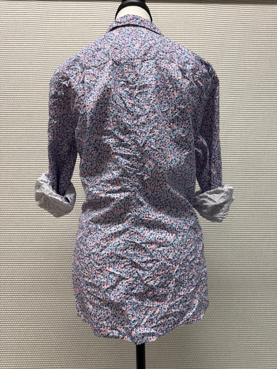Frank & Eileen Blue Floral Woven Button-Up Shirt