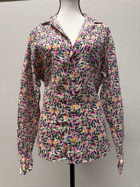 Frank & Eileen Neon Floral Button-Up Shirt