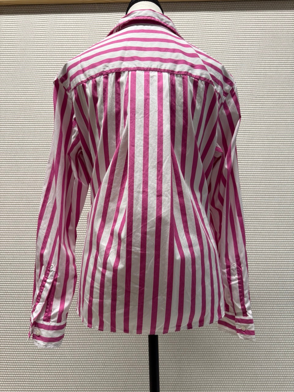 Frank & Eileen Pink and White Striped Button-Down Shirt