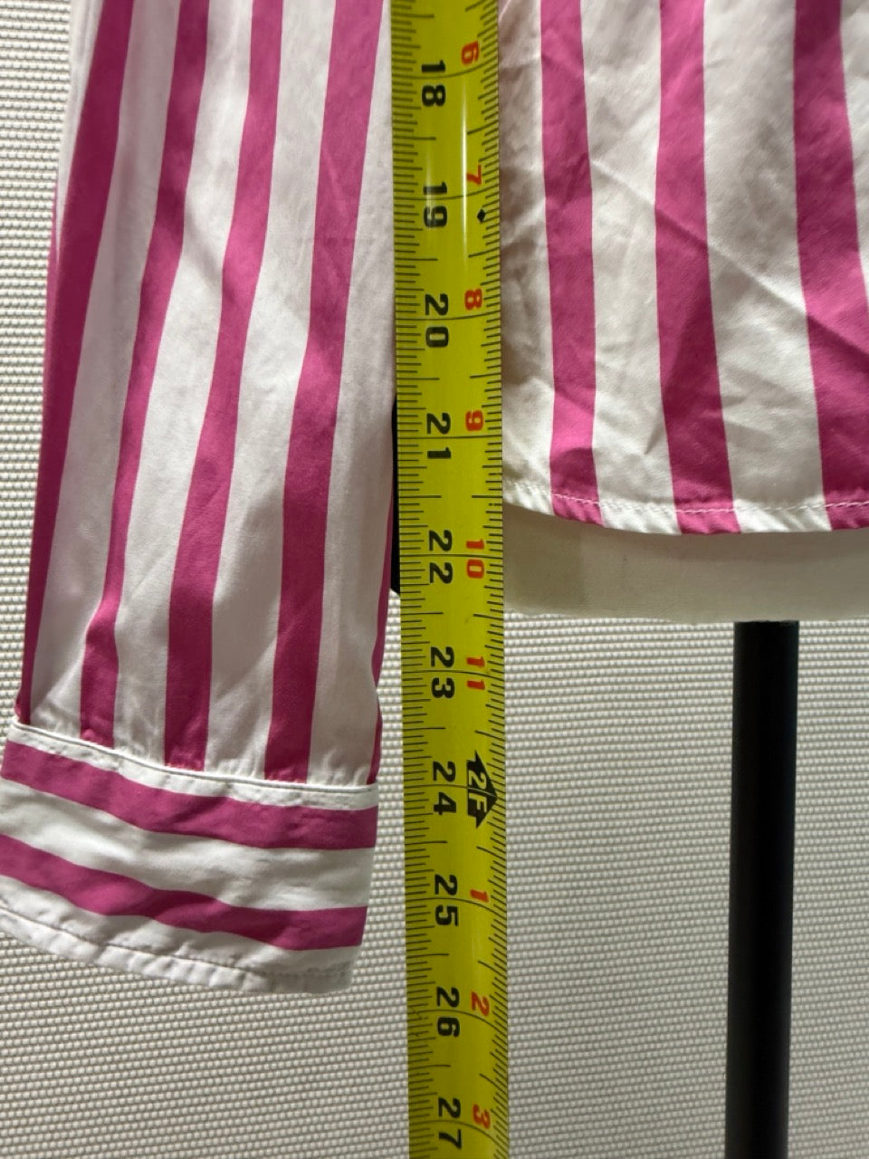 Frank & Eileen Pink and White Striped Button-Down Shirt