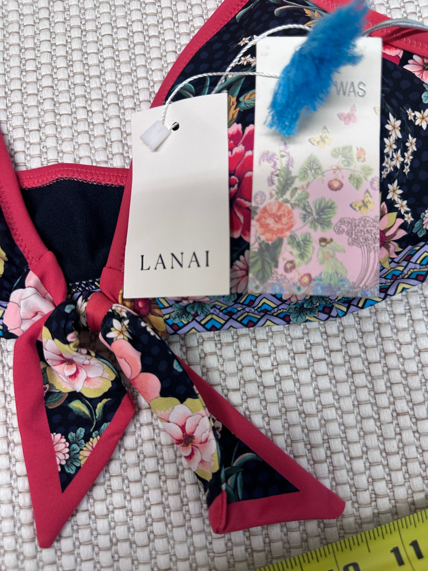 Johnny Was Floral Print Bikini Top Multi