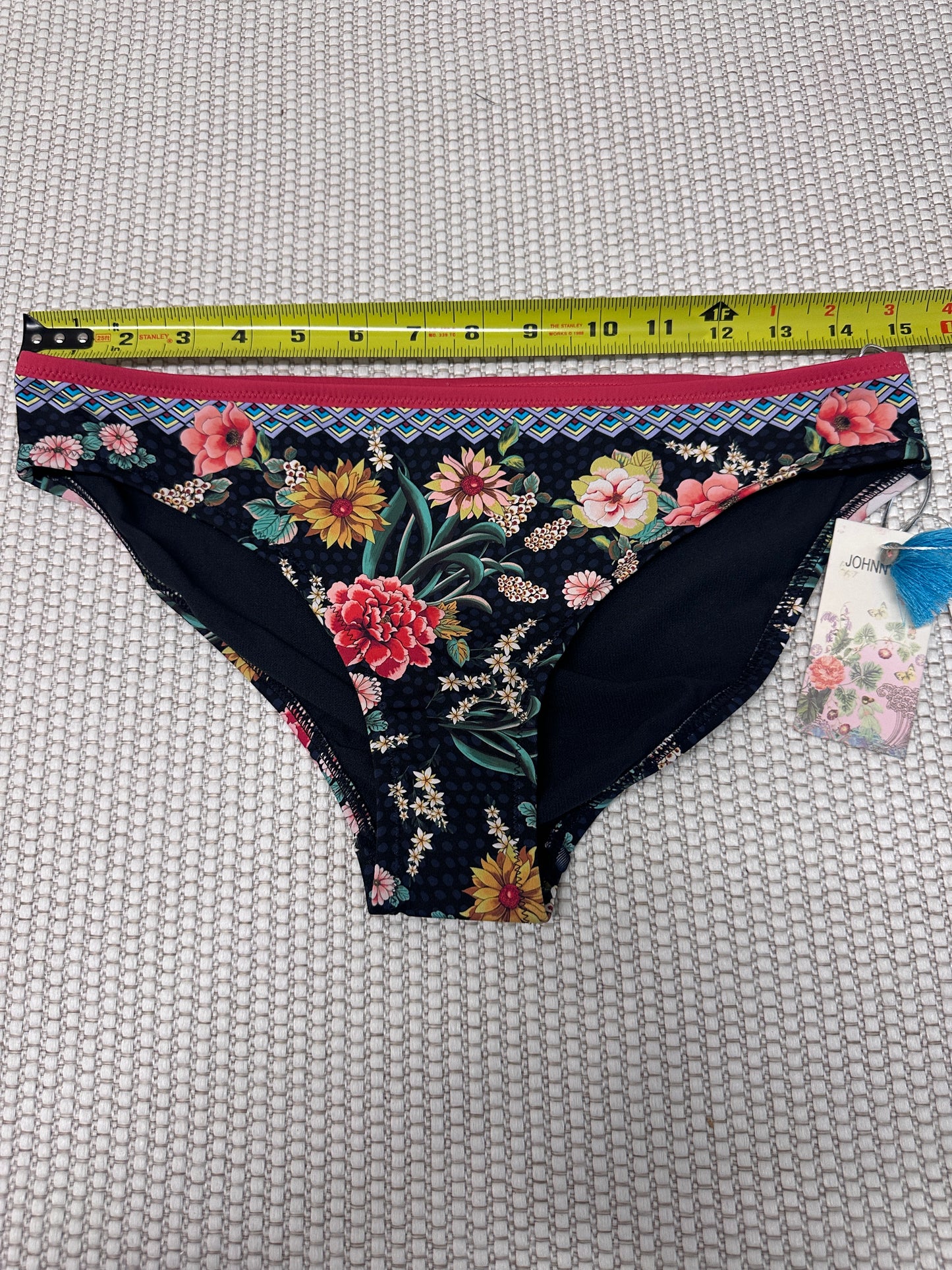 Johnny Was Hipster Bottom Multicolored Floral Print