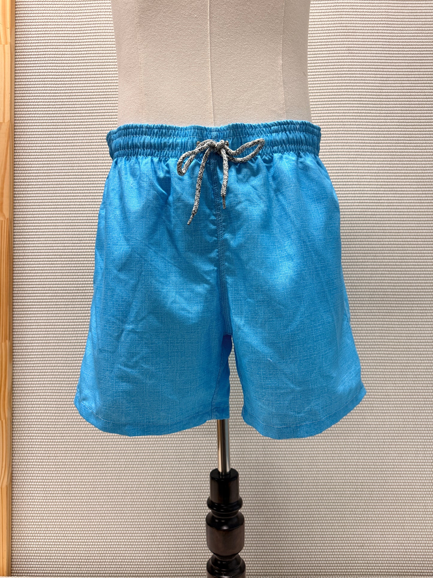 Michael's Drawstring Shorts w/ Cyclist Liner in Turquoise -New with Tag. Resort Retail $125.00