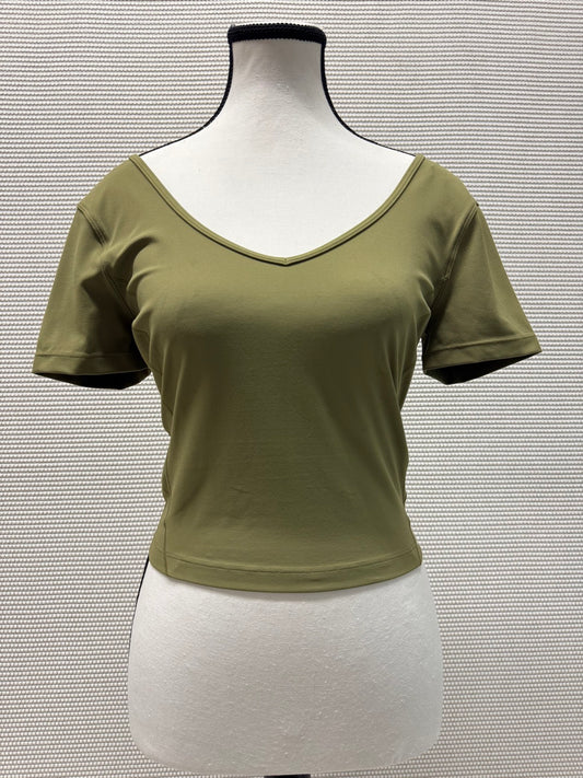Lululemon Align Tee Olive Green