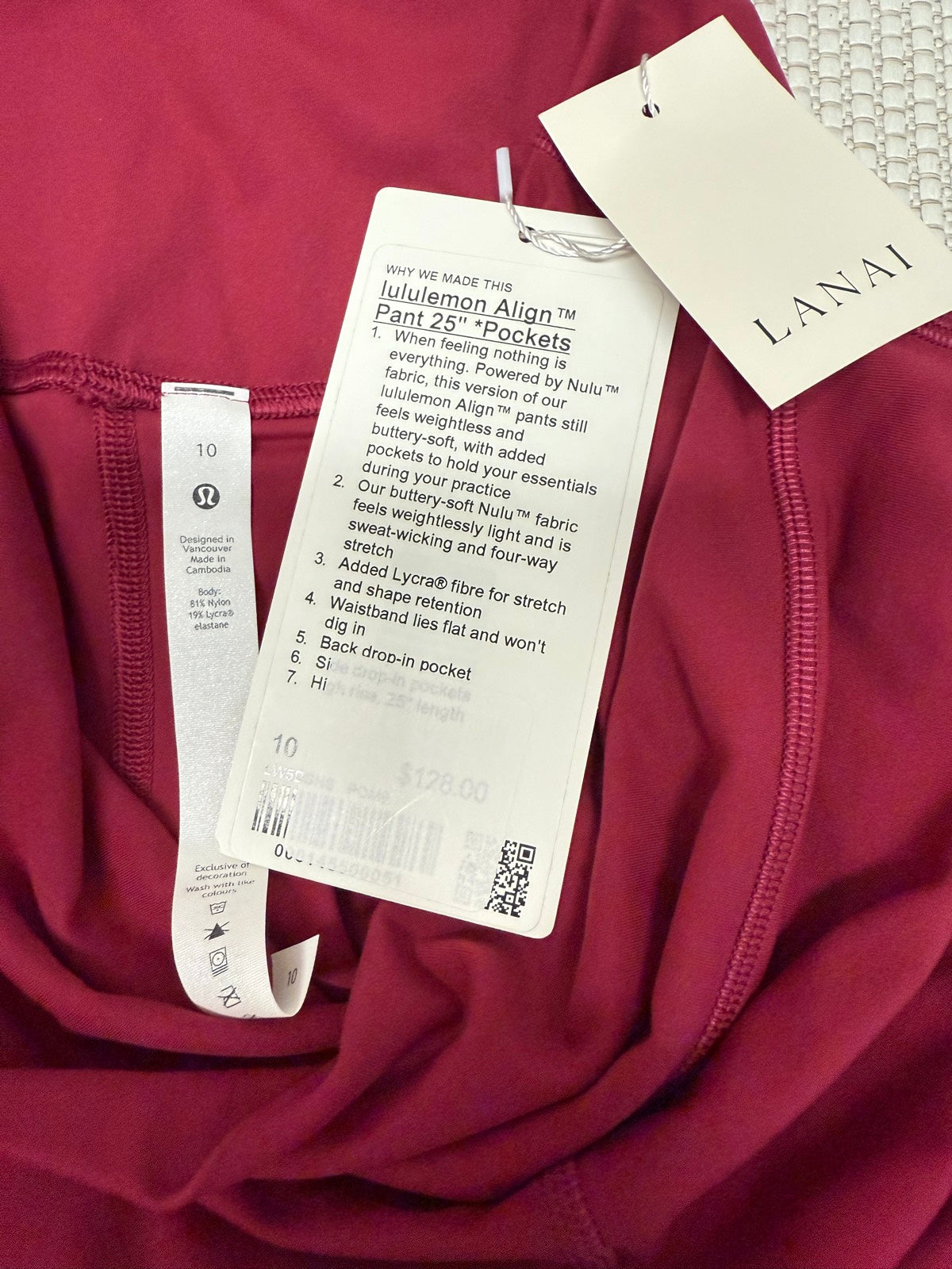 Lululemon Align Pant 25" with Pockets