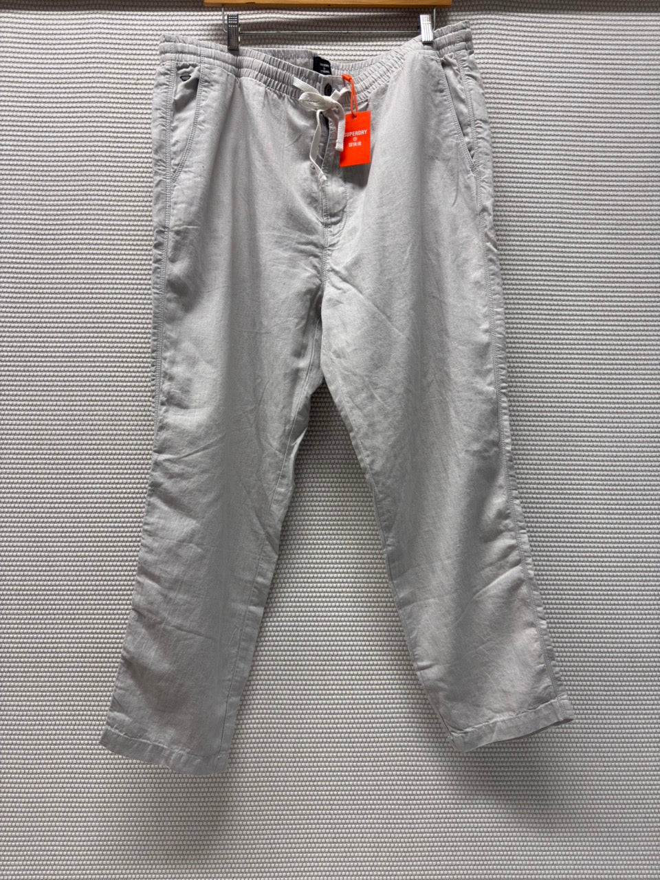 Superdry Studios Linen Jogger in Stone — New with Tags. Resort retail $70.