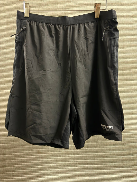 Superdry Sport “Training Hybrid Shorts” in Black — New with Tags. Resort retail $45.
