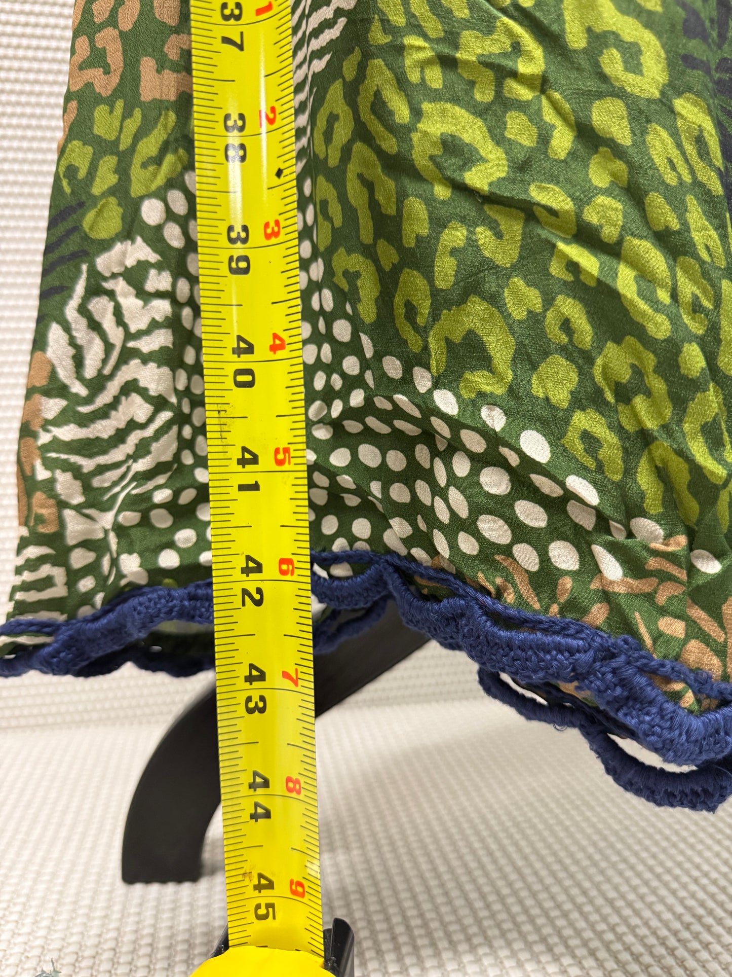 Dora Wrap Dress - Green Animal Print