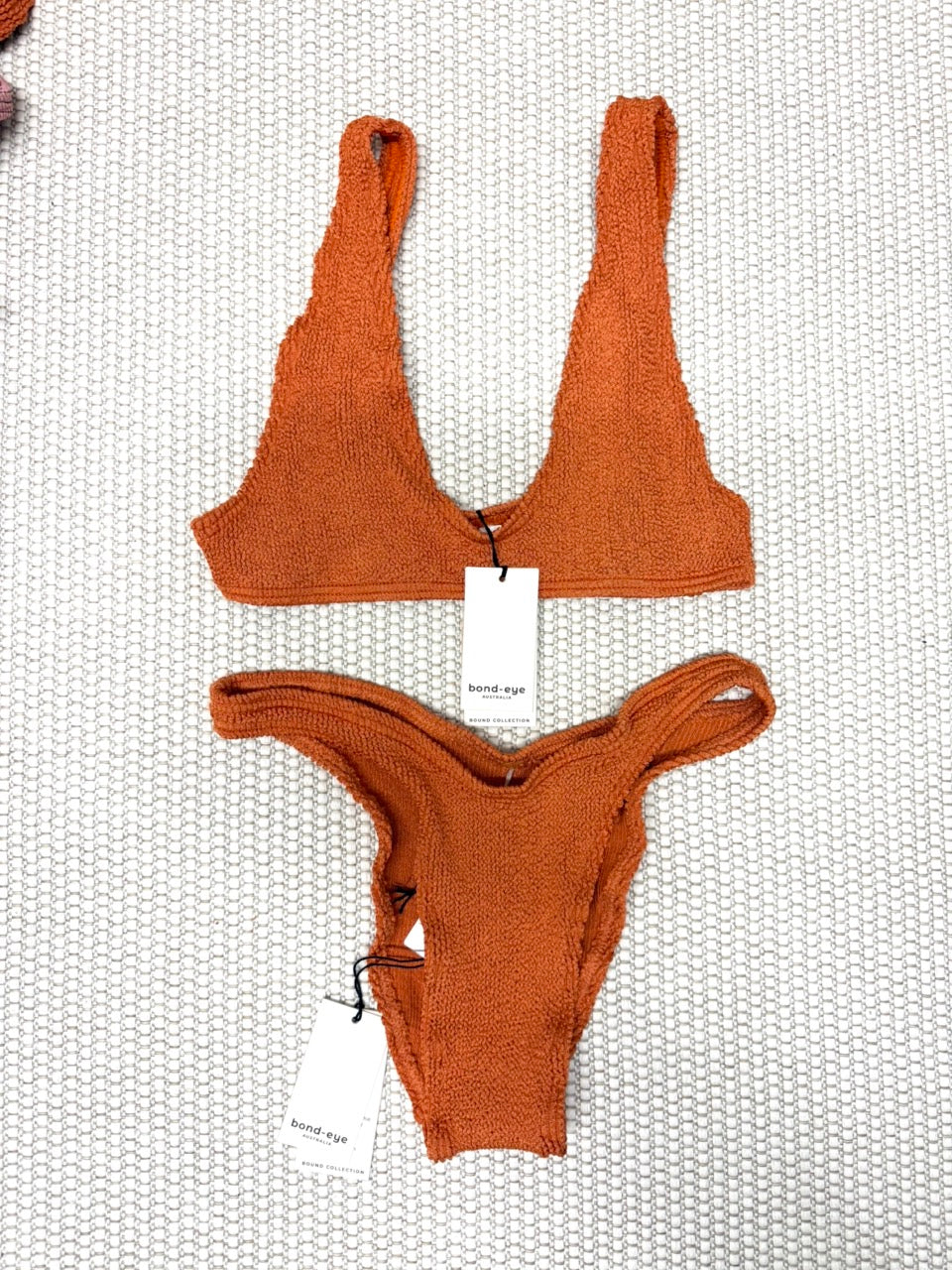 Bond-Eye “Scene” Bikini Bottom in Burnt Orange — New with Tags. Resort retail $90.00