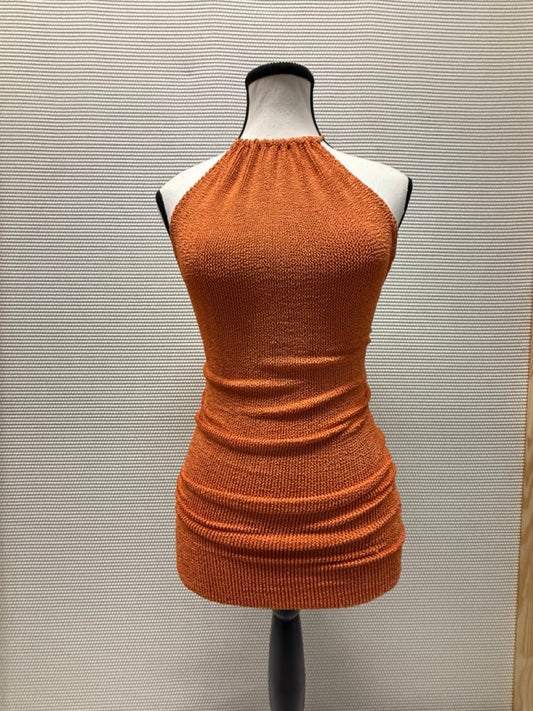 Bond-Eye "Imogen” Dress in Burnt Orange— New with Tags. Resort retail $220.00