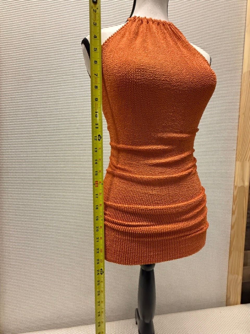 Bond-Eye "Imogen” Dress in Burnt Orange— New with Tags. Resort retail $220.00