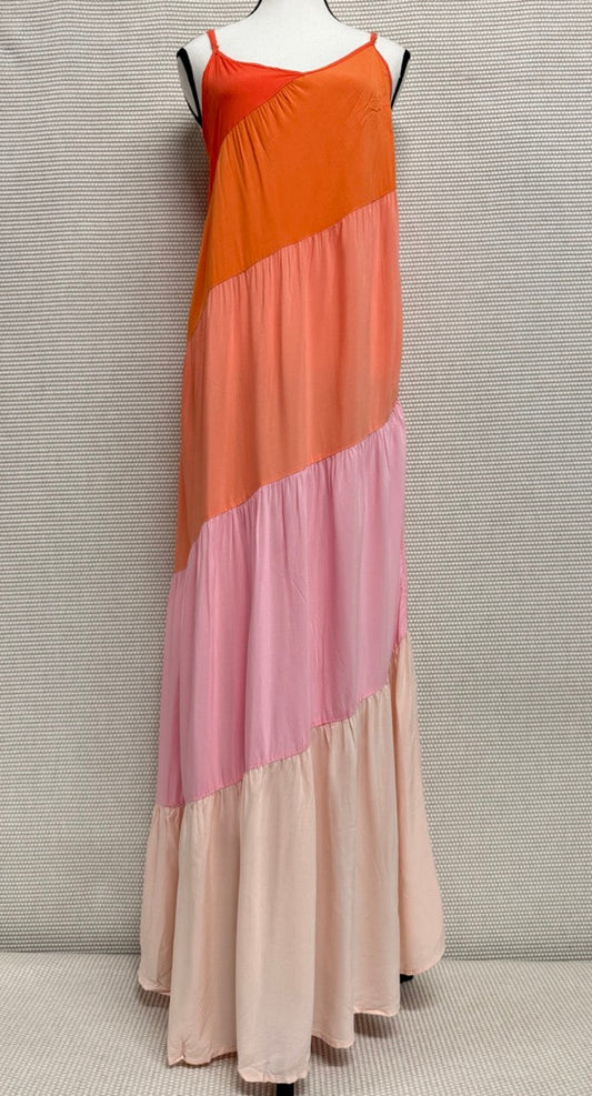 L*Space “Leona Long Dress – Light Multi” —New with Tags. Resort retail $187.