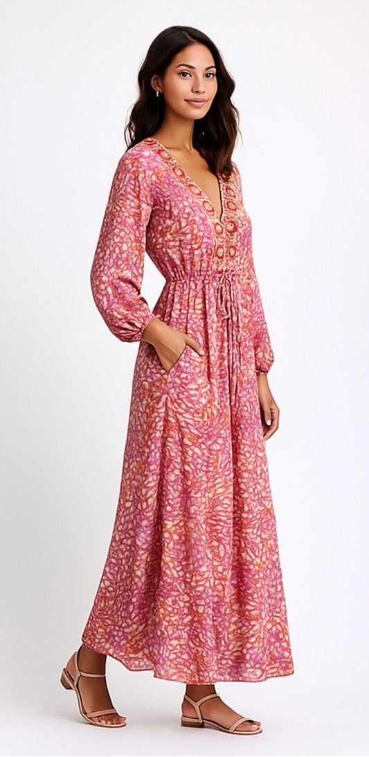 ✨ TAJ by Sabrina Crippa — Taipen Long Dress (Size M)